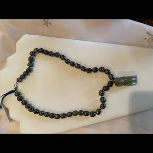Pearl abs Jade Necklace